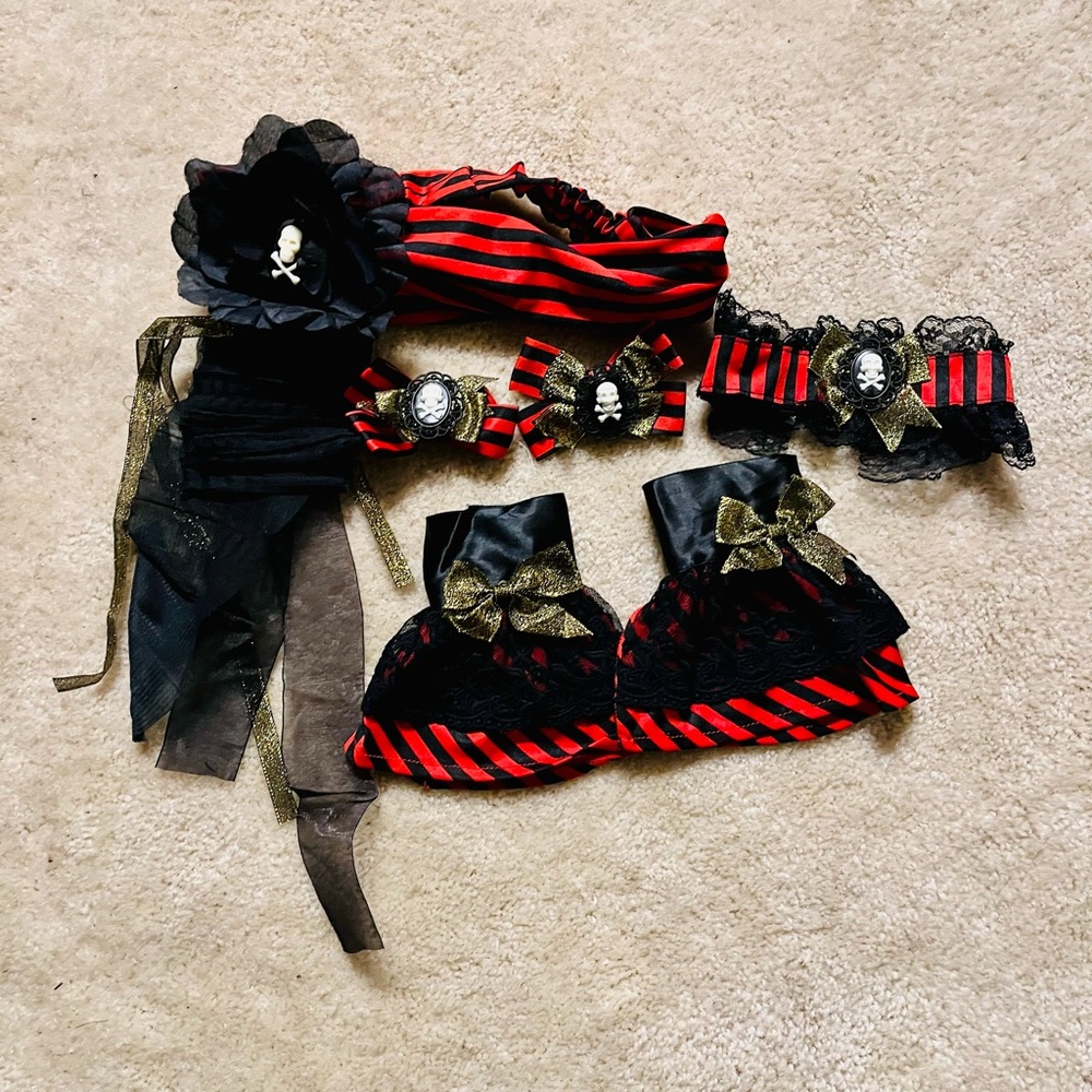 Pirate costume pieces